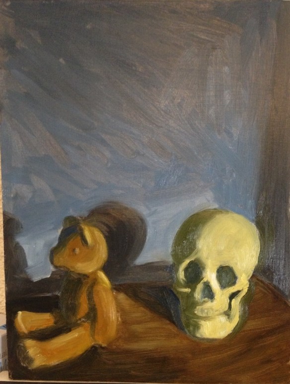 Skull and Teddy Skull and Teddy