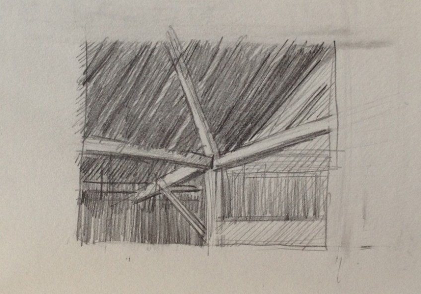 Barn Corner Drawing