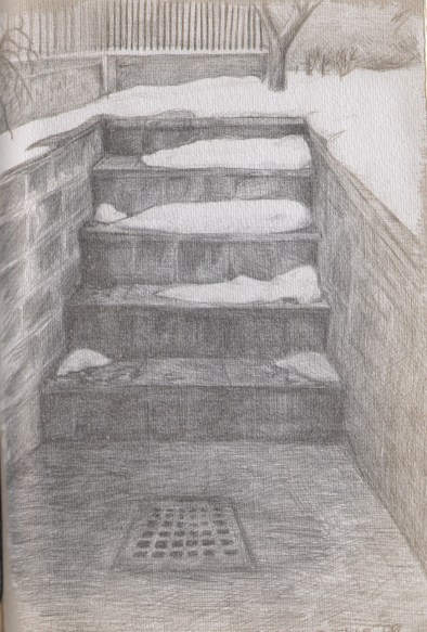Stairs and Snow