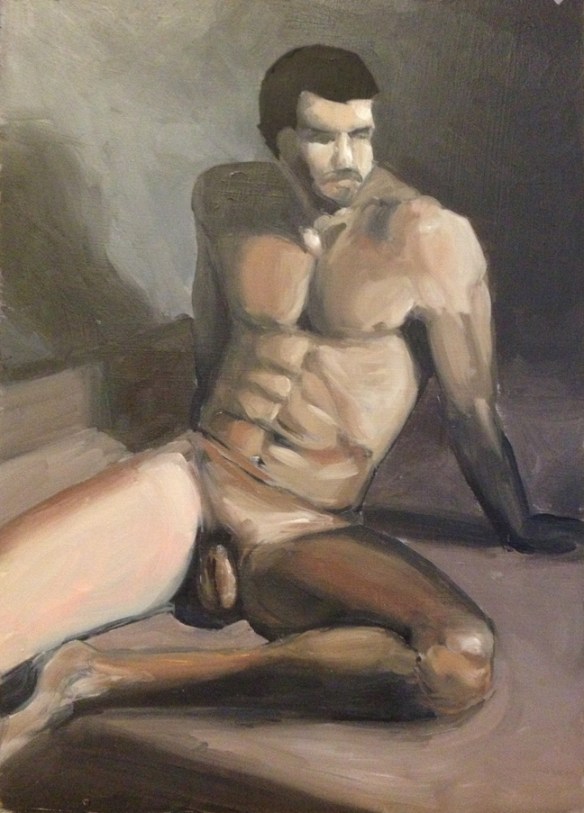 untitled : Oil on board. 5.5" x 9"  2013