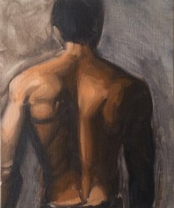 Figure Study : Oil on canvas board. 8"x10"  2014