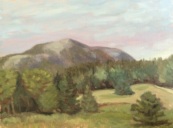 Untitled : Oil on board. 9"x12" 2014