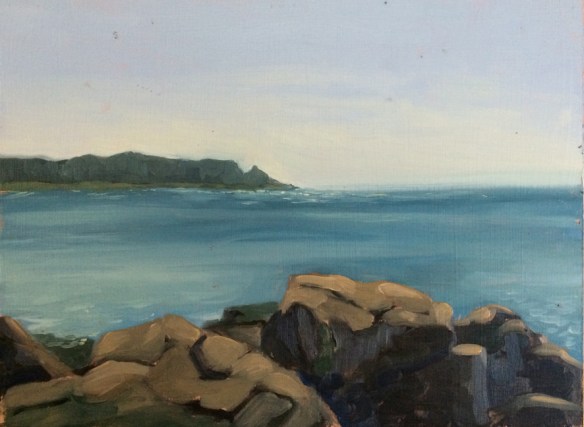 Untitled : Oil on board. 9"x12" 2014