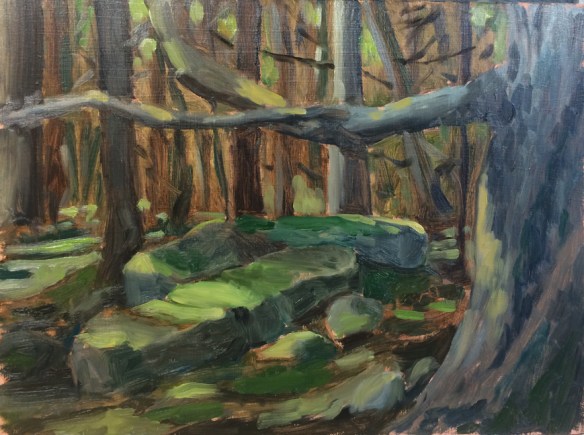 Untitled : Oil on board. 9"x12" 2014