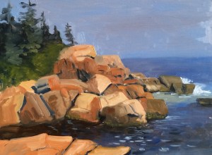 untitled : Oil on board. 9"x12"  2015