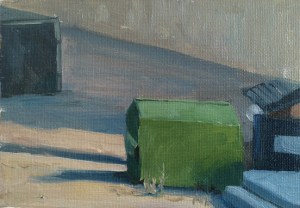 untitled sketch : Oil on canvasboard. 5"x7" 2015