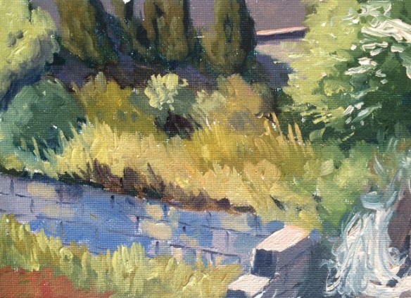 untitled sketch : Oil on canvasboard. 5"x7" 2015